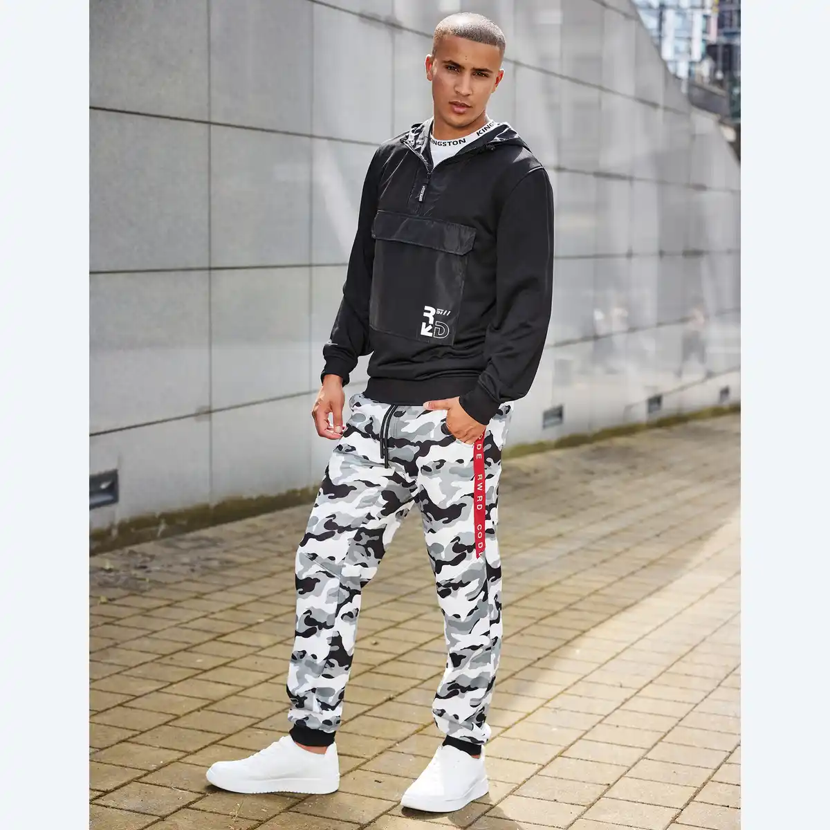 Bild 1 von Herren-Hose mit Camouflage-Muster