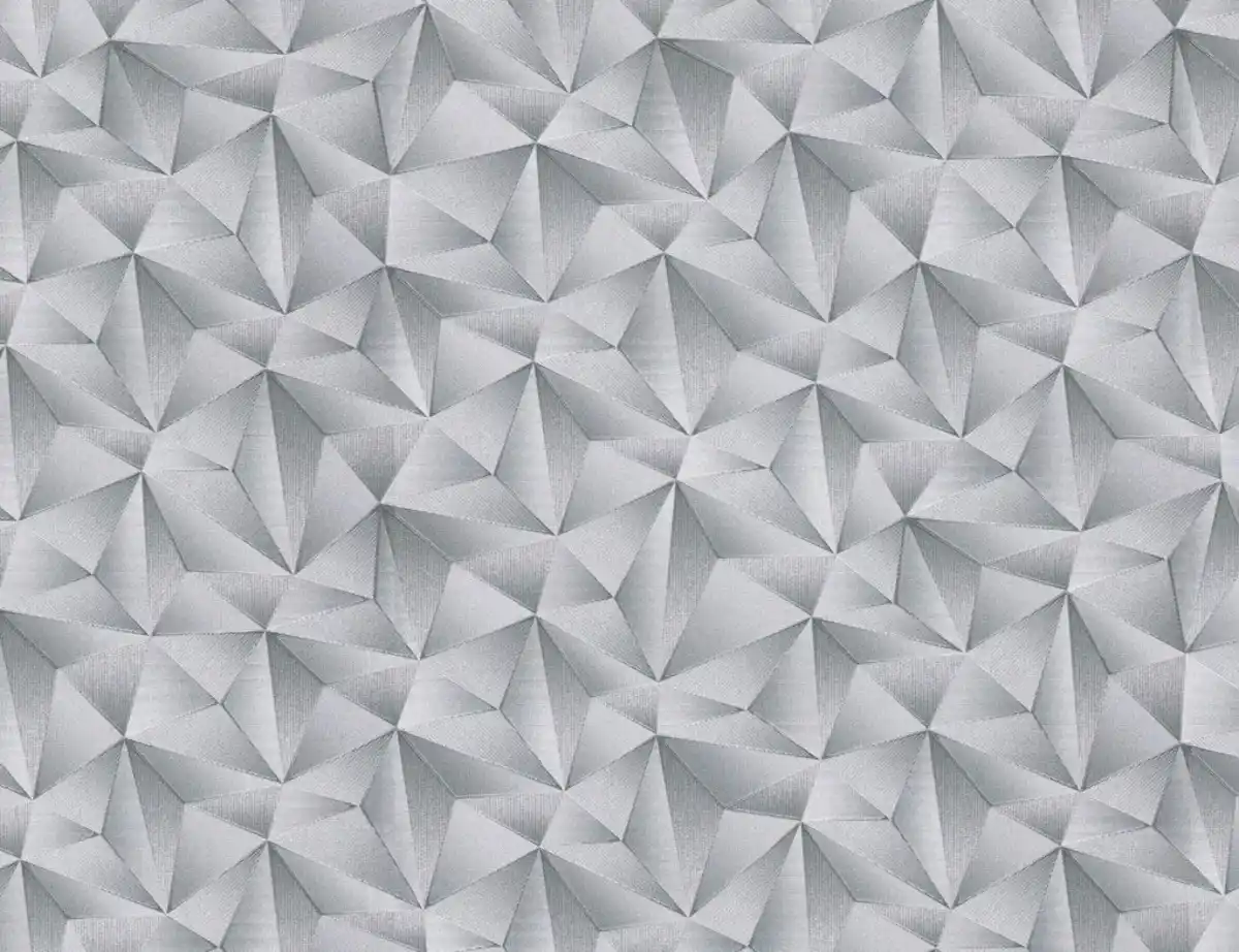 Bild 1 von Vliestapete Grafik Silbergrau
