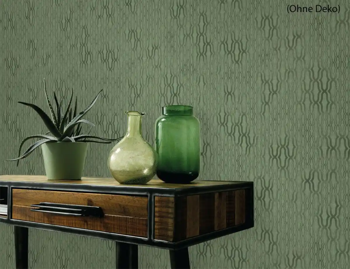 Bild 2 von Vliestapete Junges Wohnen Grün