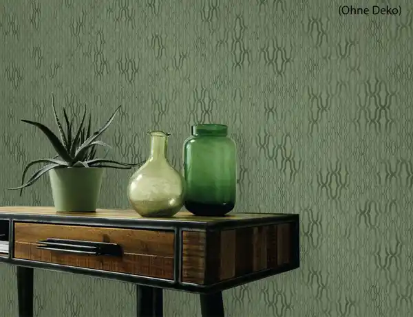 Bild 2 von Vliestapete Junges Wohnen Grün