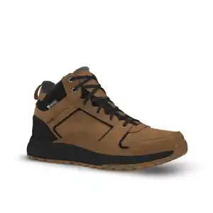 QUECHUA Winterschuhe Herren Leder halbhoch warm wasserdicht Winterwandern - SH500