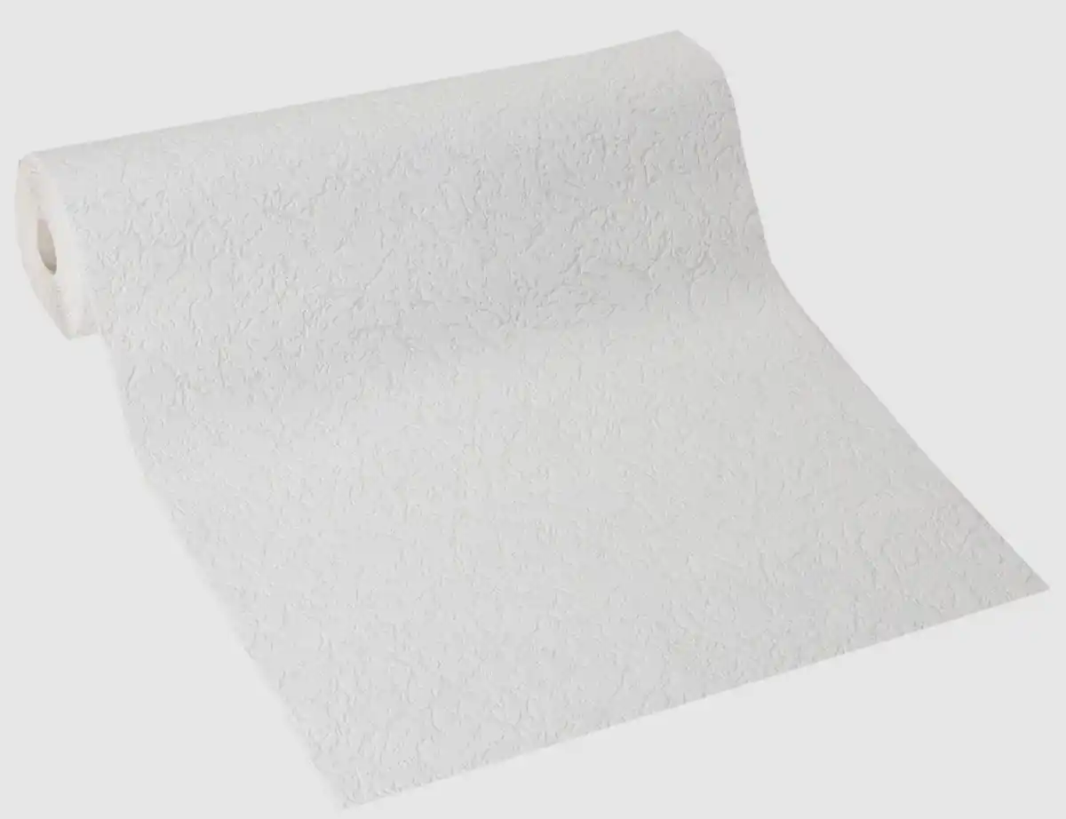 Bild 2 von Vinyltapete Uni Weiß