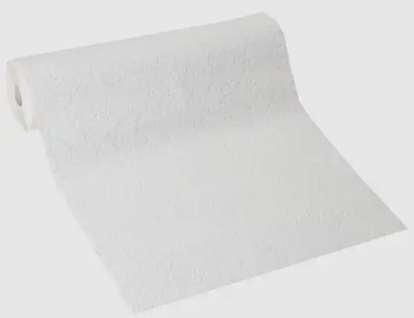 Bild 2 von Vinyltapete Uni Weiß