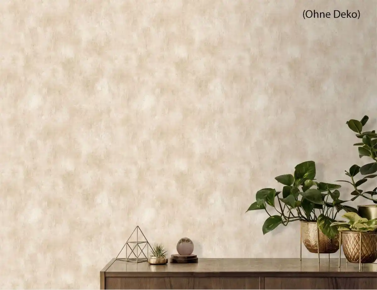 Bild 3 von Papiertapete Struktur Uni Beige