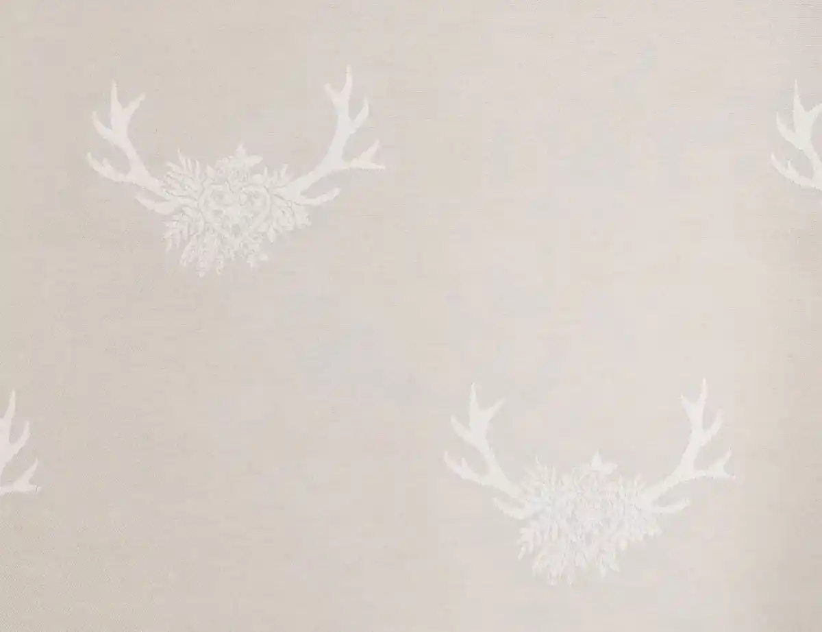 Bild 2 von Dekostoff Jacquard Hirschgeweih