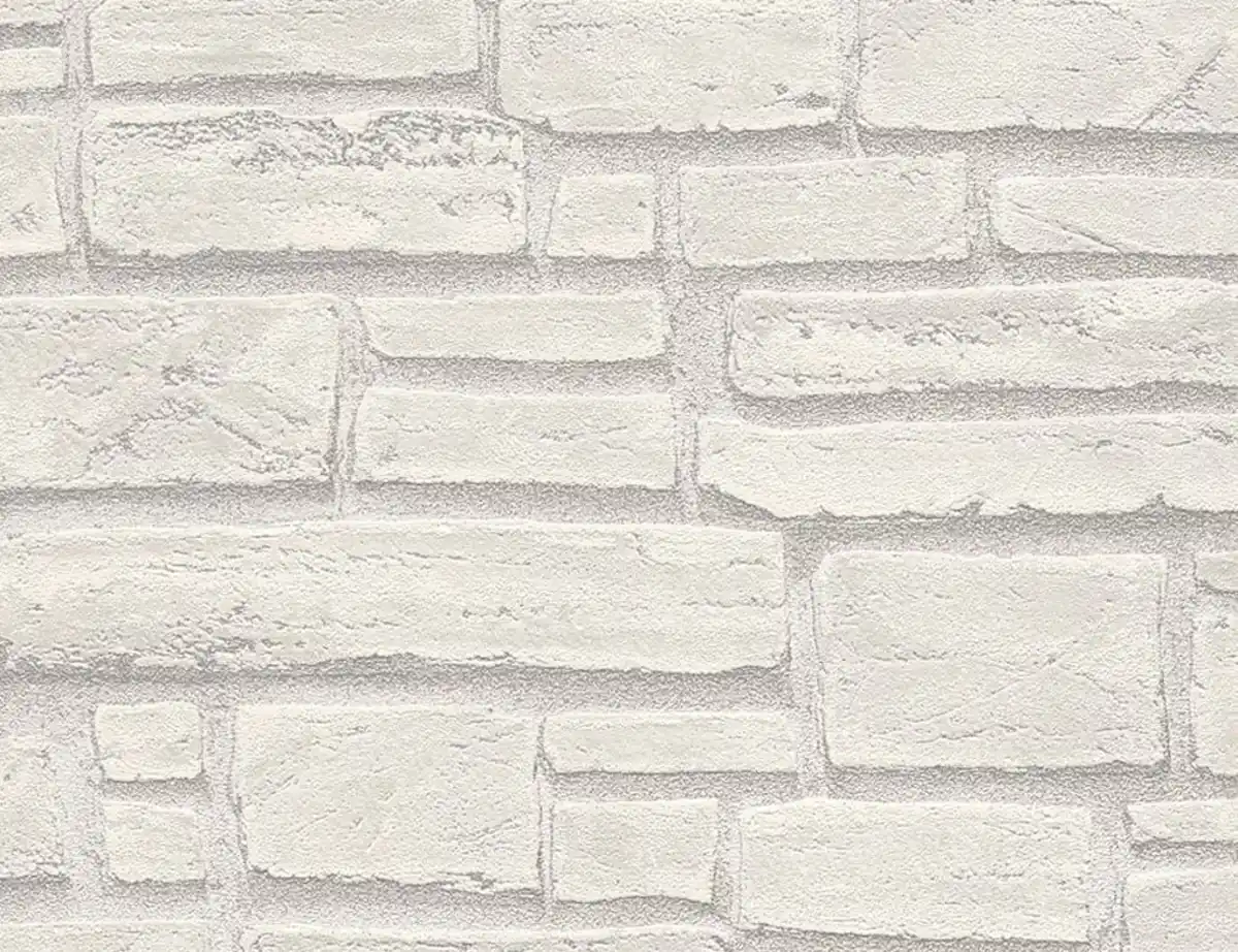 Bild 1 von Vliestapete Stein Grau