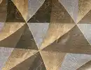 Bild 2 von Wachstuch Dreiecke Braun, Gold