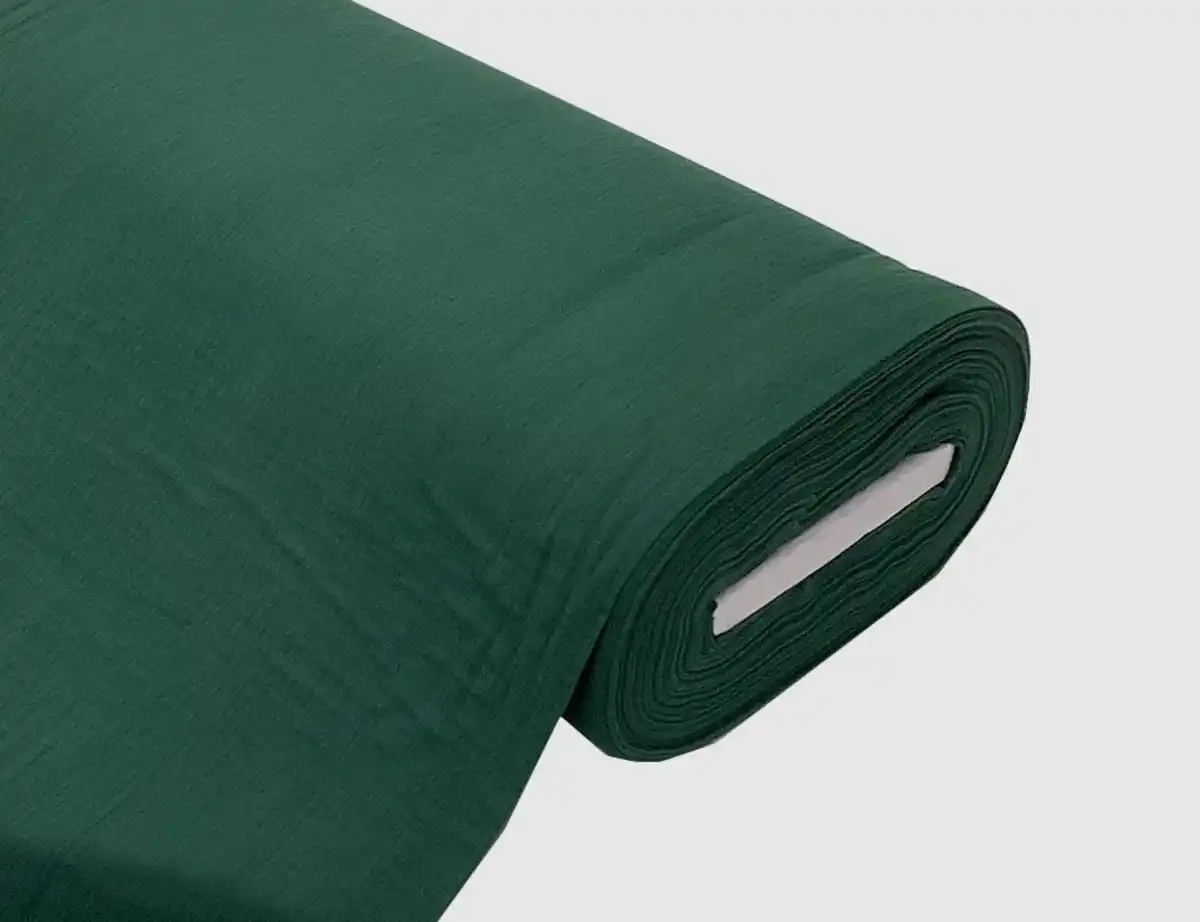 Bild 1 von Musselin Double Gauze Dunkelgrün