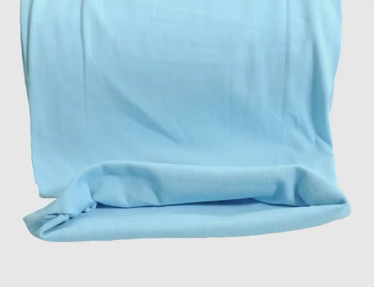 Bild 3 von Bündchenstoff uni türkis