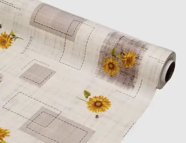 Bild 1 von Wachstuch Sonnenblumen Beige
