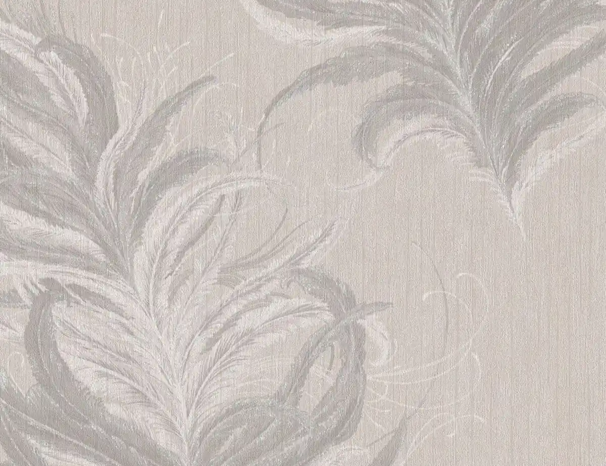 Bild 1 von Vliestapete Blume Beige