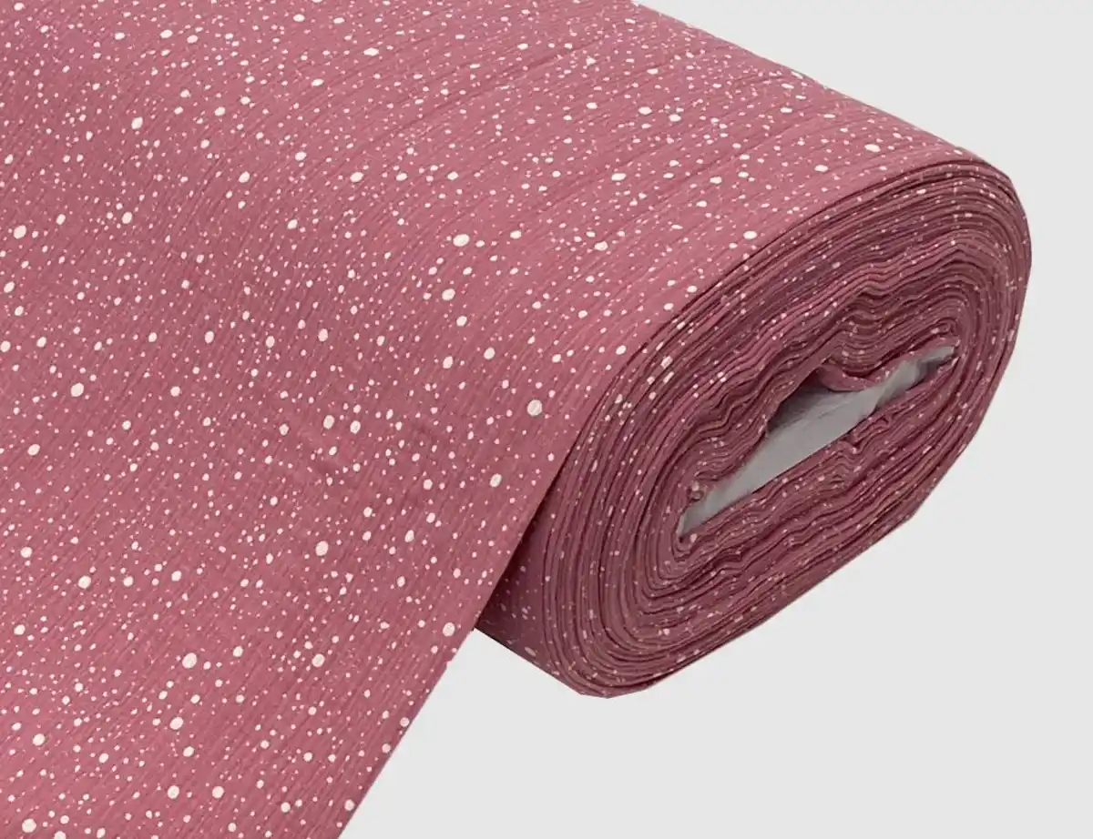 Bild 1 von Musselin Double Gauze Punkte Rosé