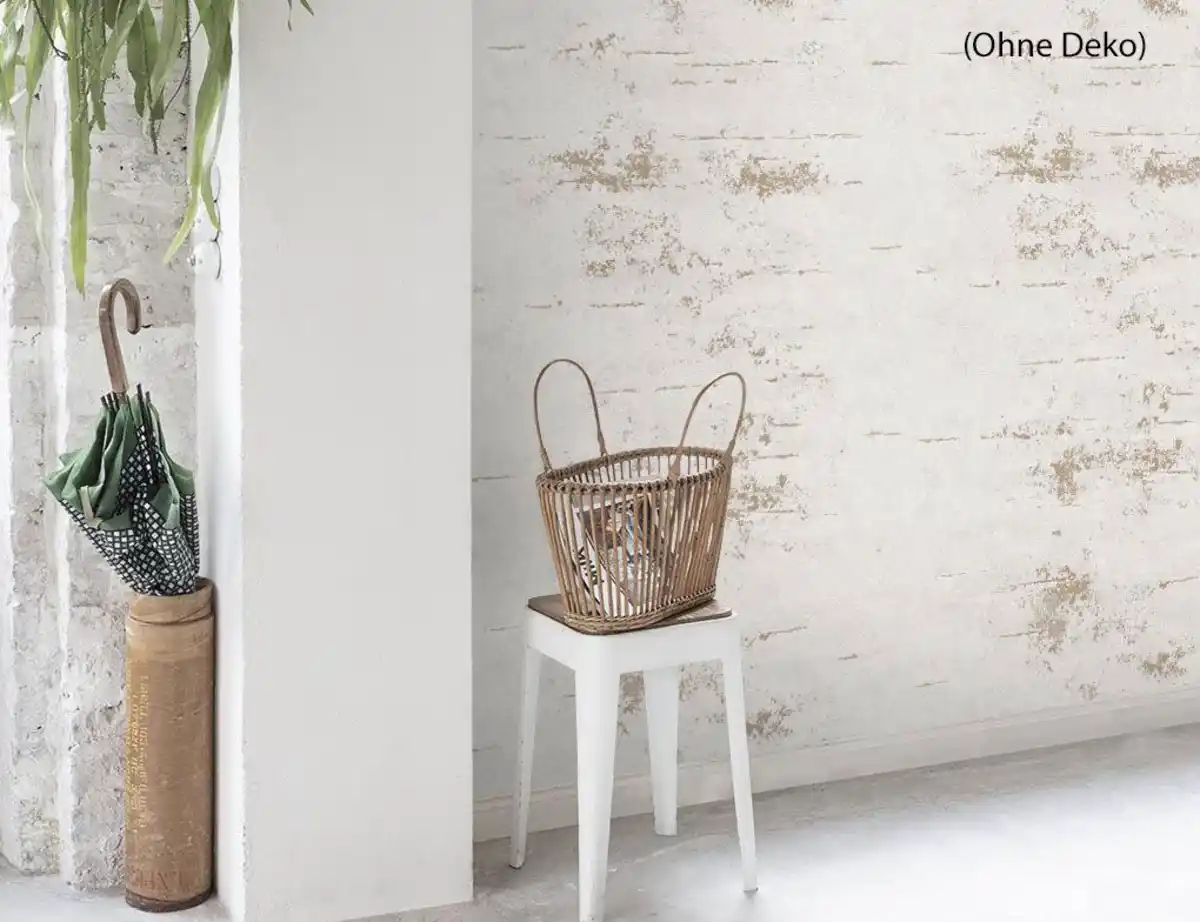 Bild 4 von Vliestapete Beige Gold