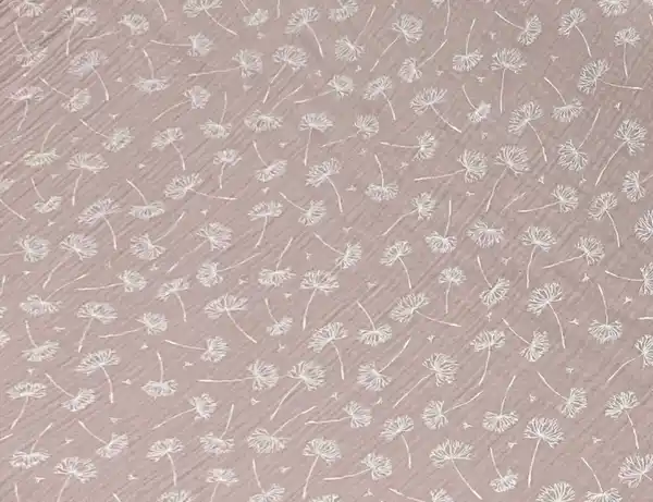 Bild 2 von Musselin Double Gauze Pusteblume Rosa