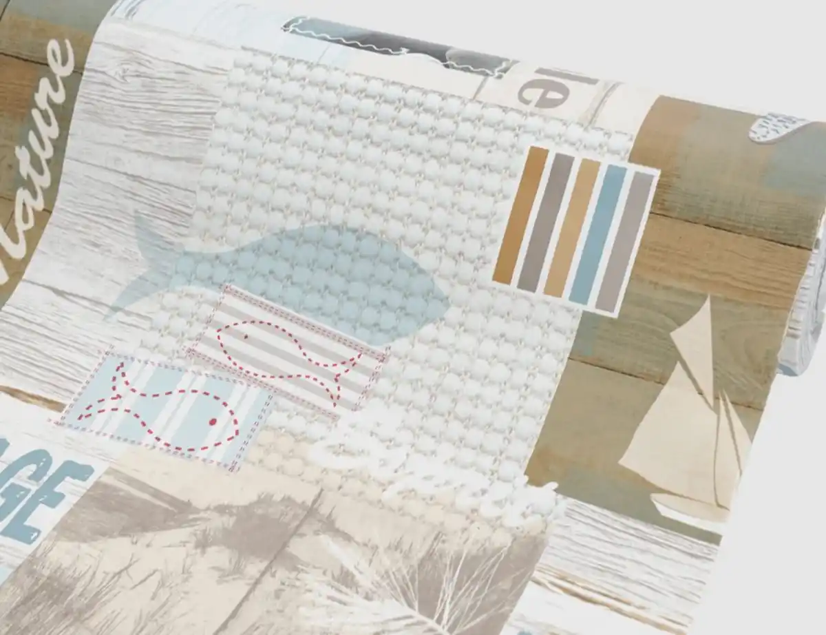 Bild 1 von Wachstuch Beach