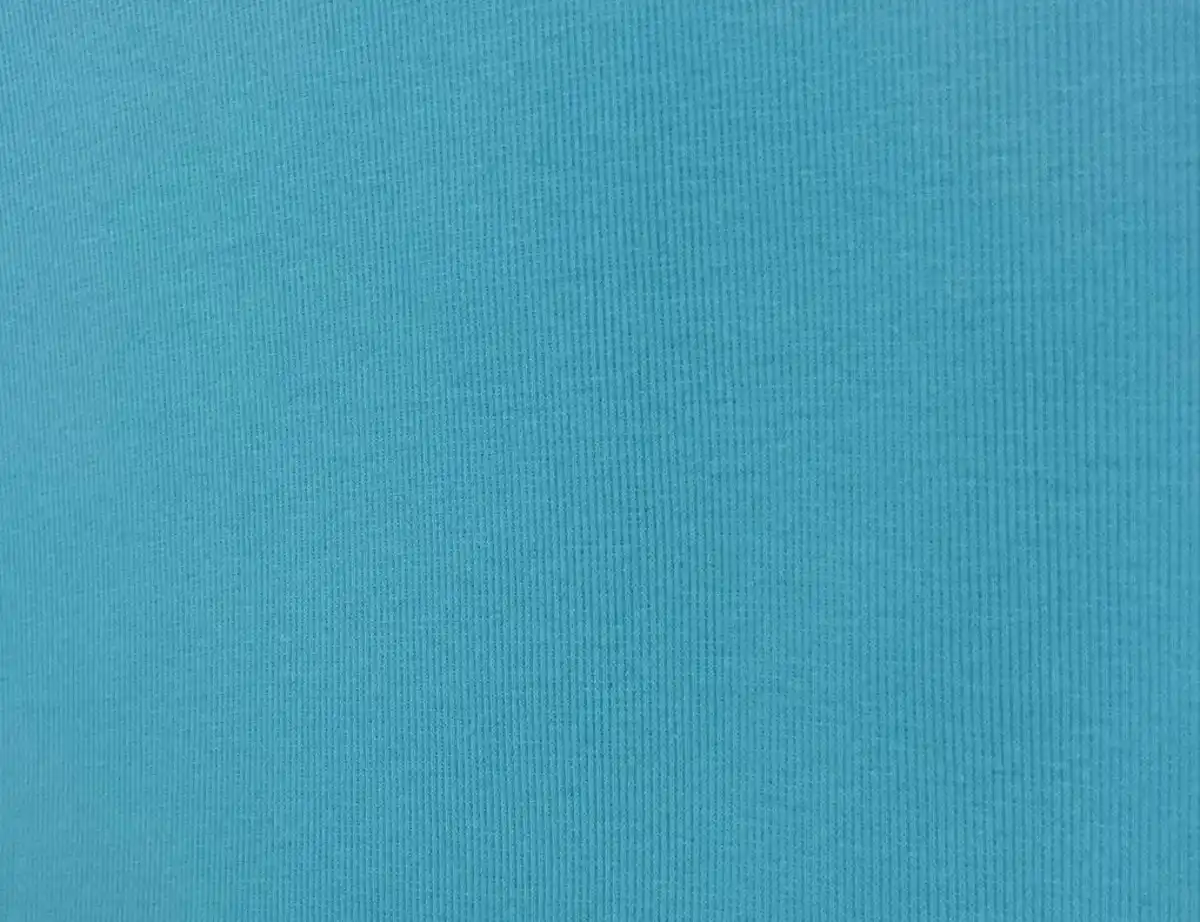 Bild 2 von Bündchenstoff uni türkis