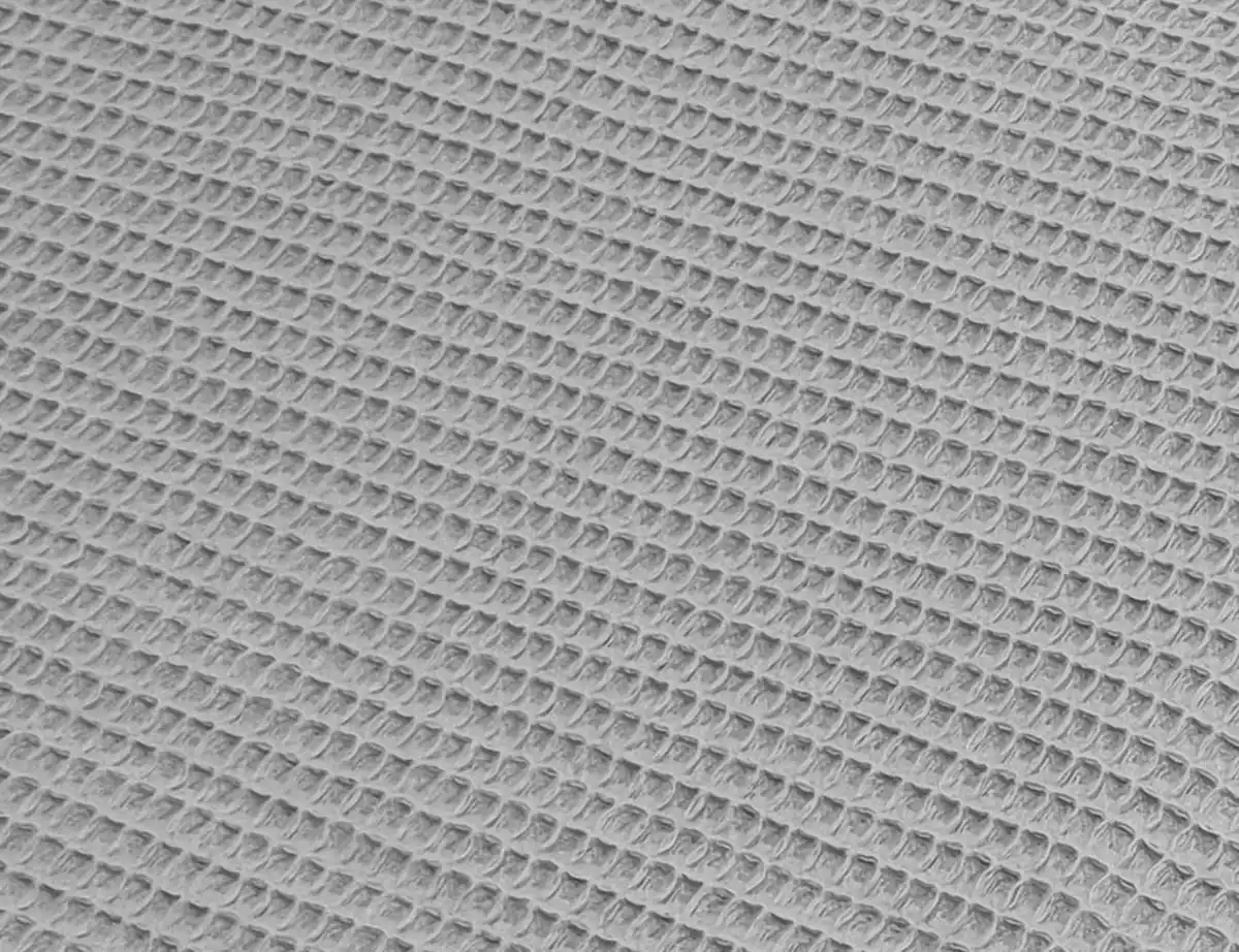 Bild 2 von Waffelstoff Uni Grau