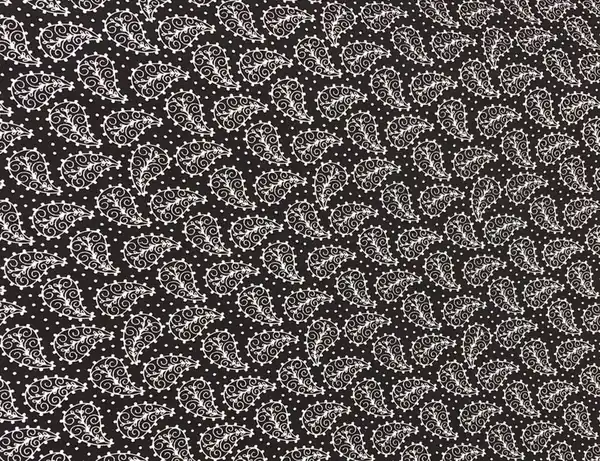Bild 2 von Dekostoff Paisley Schwarz, Weiß