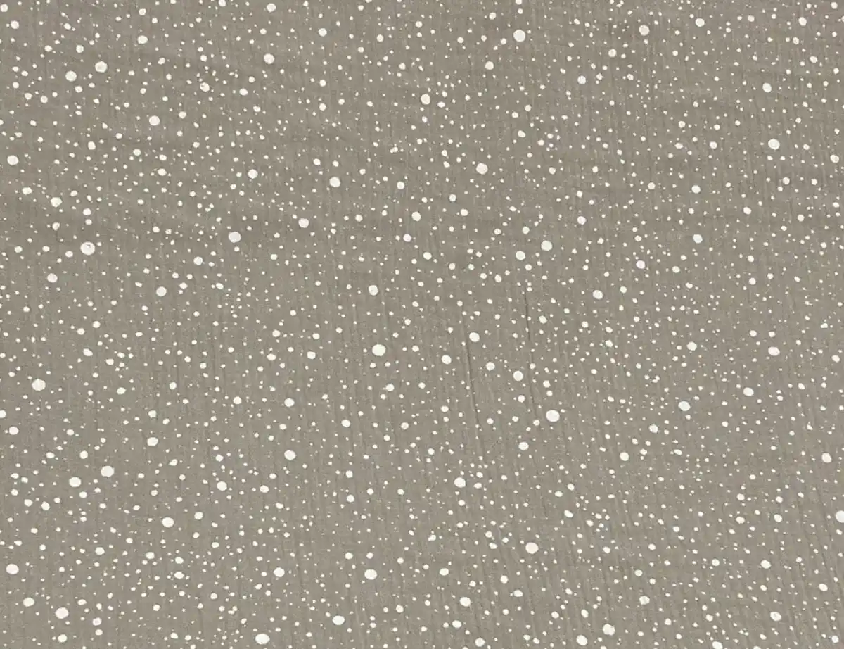 Bild 2 von Musselin Double Gauze Punkte Taupe