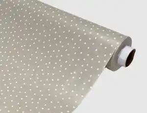 Wachstuch Punkte Beige