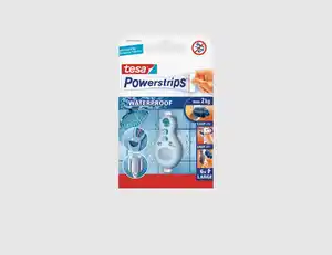 tesa Powerstrips wasserfest