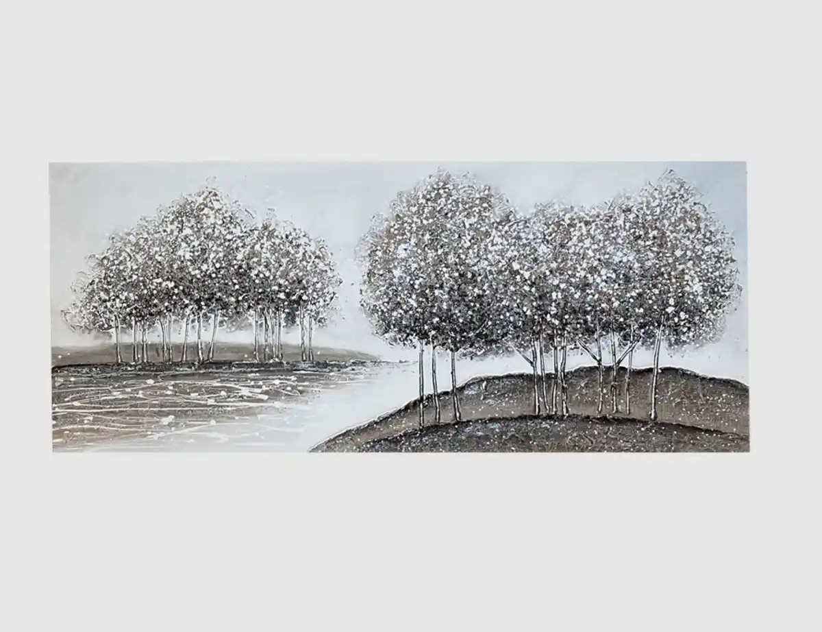 Bild 1 von Gemälde Morgennebel im Wald