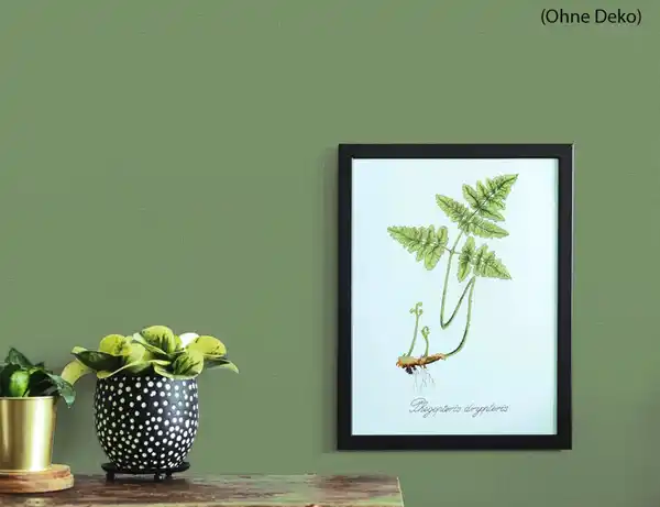 Bild 2 von Vliestapete Uni Grün