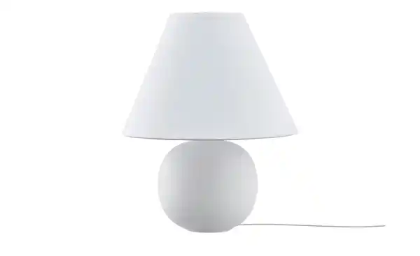 Bild 3 von KHG Keramik-Tischleuchte, weiß