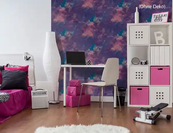 Bild 3 von Papiertapete Weltall Multicolor