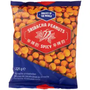 Snacks of the World Sriracha-Erdnusskugeln Spicy