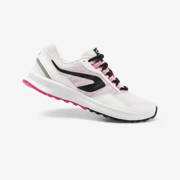 Bild 1 von KALENJI Laufschuhe Damen - Run Active Grip weiss/rosa