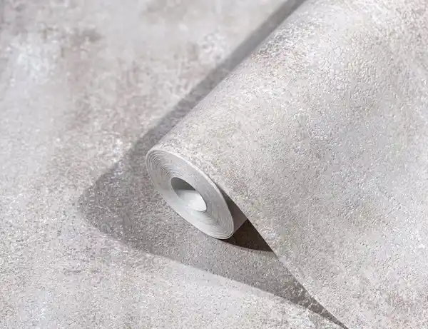 Bild 4 von Vliestapete Uni Betonoptik Taupe