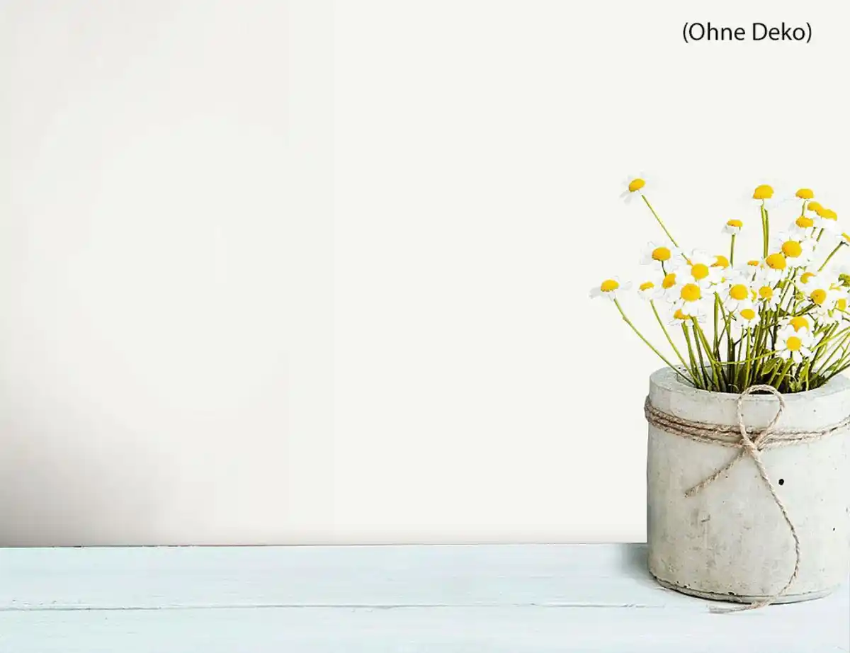 Bild 3 von Vliestapete Uni Flitter Weiß