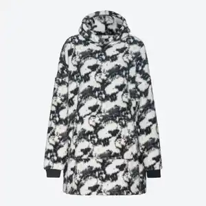 Damen-Homewear-Kuschelkleid mit Batik-Muster