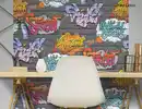 Bild 2 von Papiertapete Graffiti Bunt