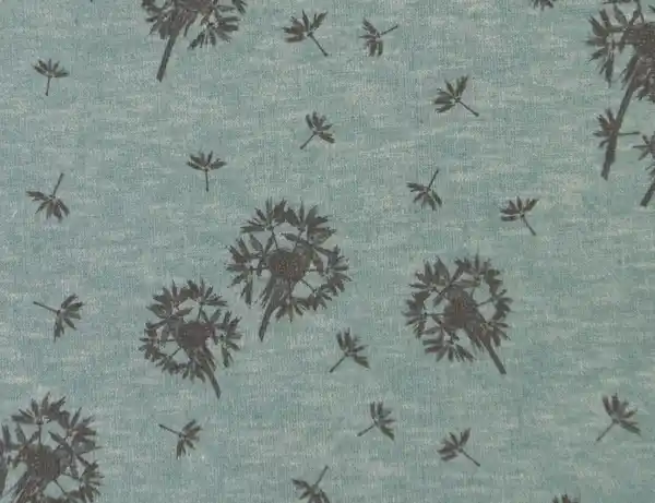 Bild 2 von Dekostoff Pusteblume grau/petrol