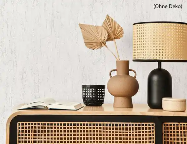 Bild 3 von Vliestapete Betonoptik Weiß