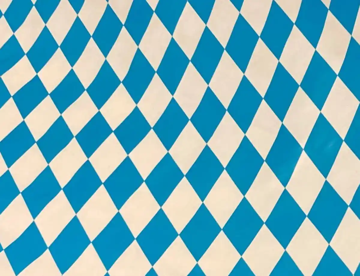 Bild 2 von Wachstuch Bayernraute Blau