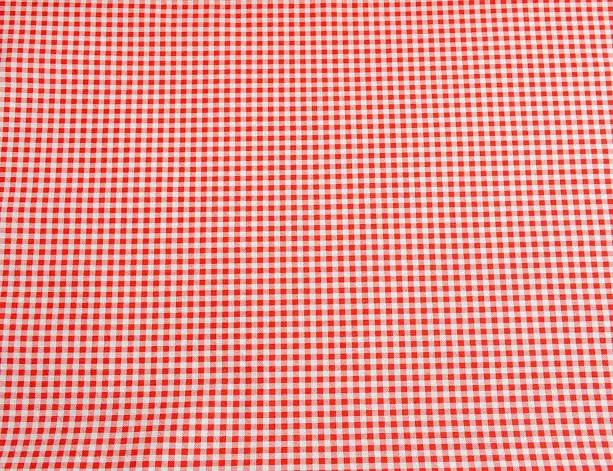 Bild 2 von Dekostoff Karo rot