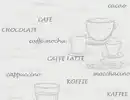 Bild 1 von Vliestapete Kaffeemotiv Silber
