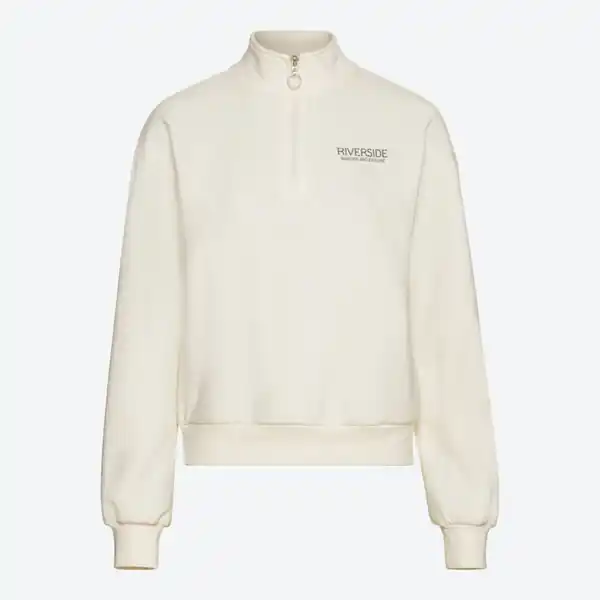 Bild 2 von Damen-Sweatshirt mit Troyer-Kragen