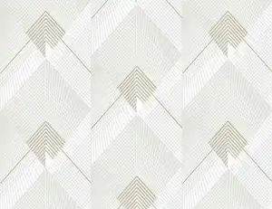 Vliestapete Grafik WeiĂź Gold