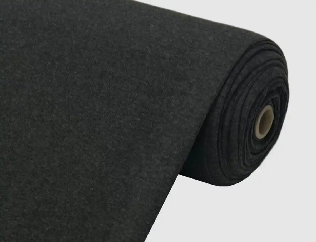 Bild 1 von Bündchenstoff Uni Anthrazit I