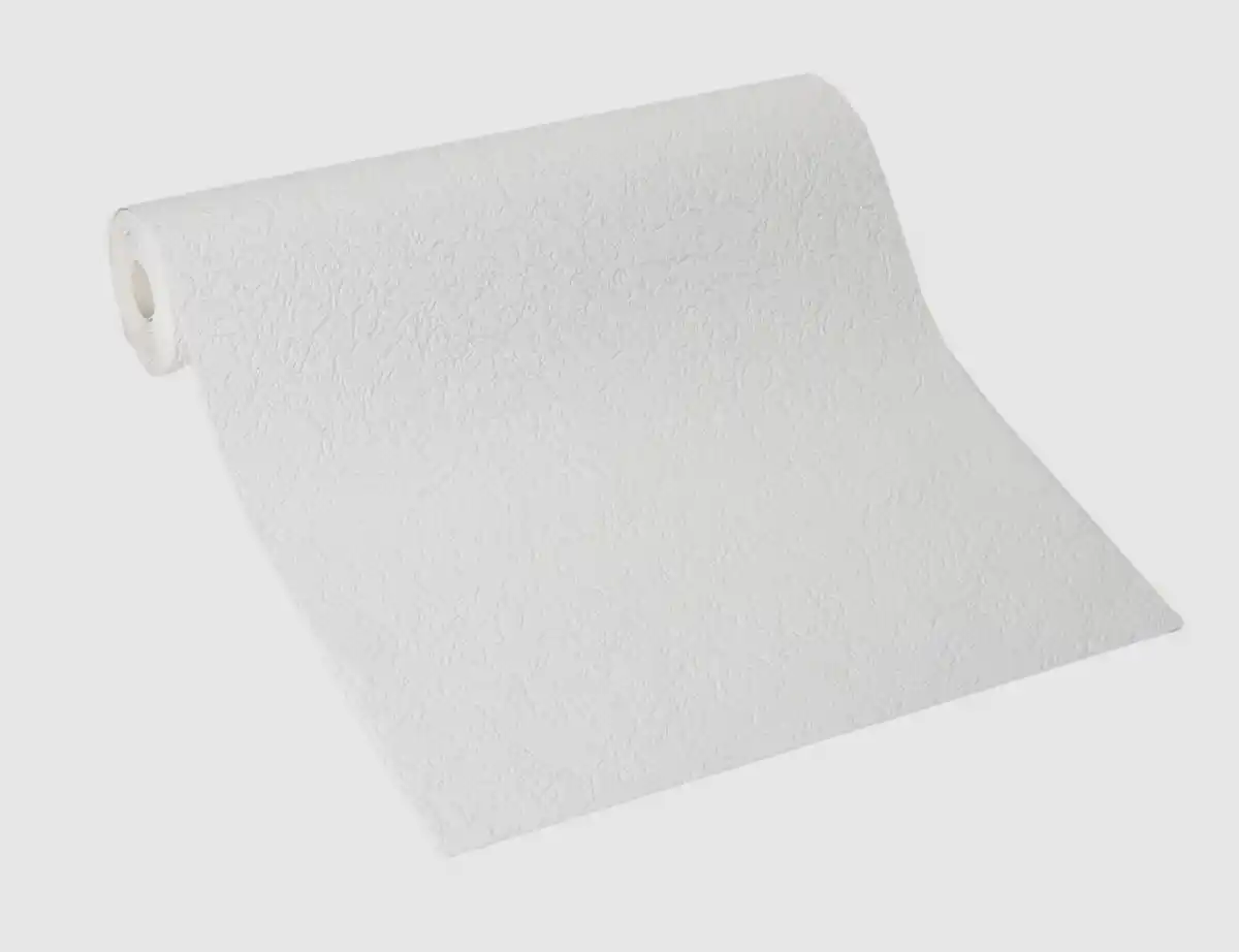 Bild 2 von Vinyltapete Uni Weiß