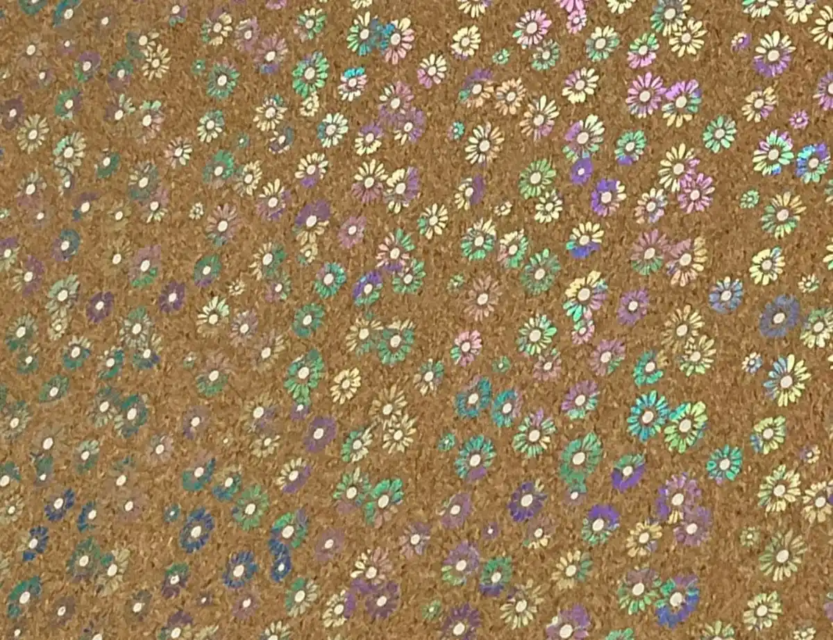 Bild 2 von Korkstoff Streublümchen Bunt