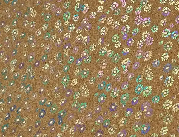 Bild 2 von Korkstoff Streublümchen Bunt