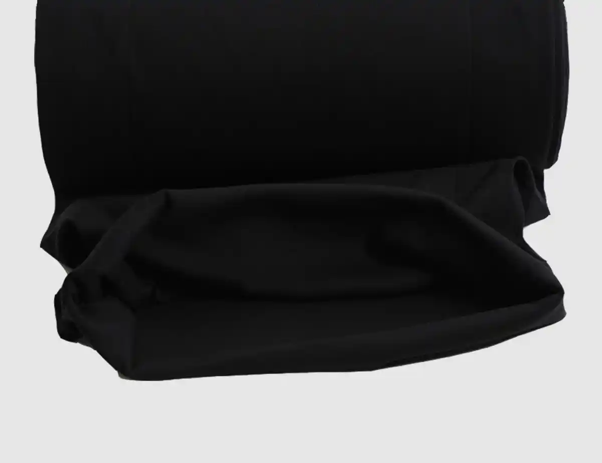 Bild 3 von Bündchenstoff uni schwarz