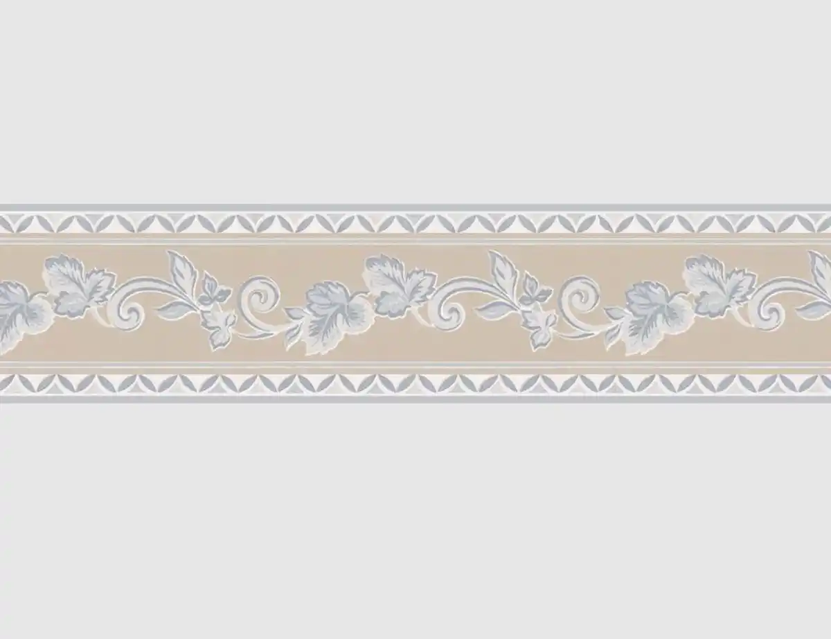 Bild 1 von Tapetenborte Vlies Ranke Beige-Grau
