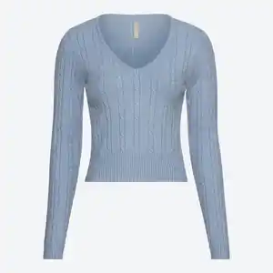 Damen-Pullover mit Zopfstrickmuster