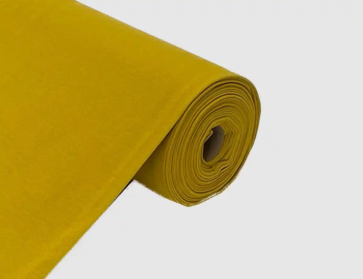 Bild 1 von Bündchenstoff Uni Senf